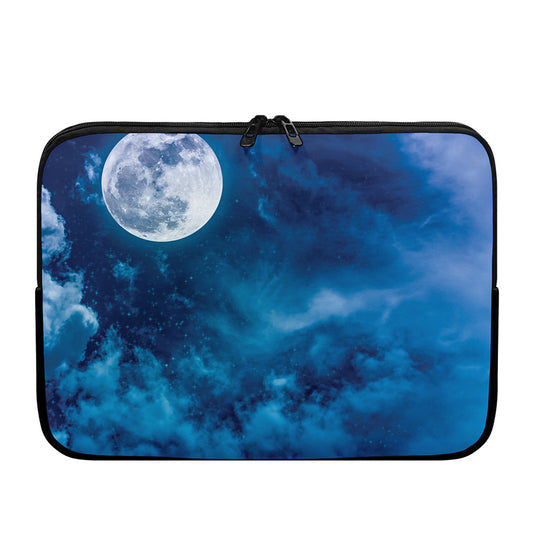 Night Sky And Moonlight Print Laptop Sleeve