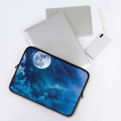 Night Sky And Moonlight Print Laptop Sleeve