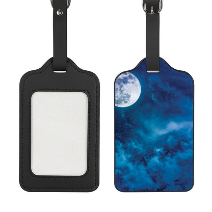 Night Sky And Moonlight Print Luggage Tag