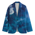 Night Sky And Moonlight Print Men's Blazer