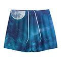 Night Sky And Moonlight Print Mesh Shorts