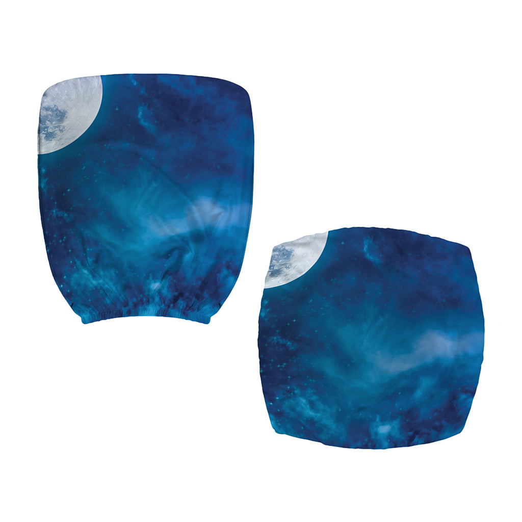 Night Sky And Moonlight Print Office Chair Cover