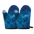 Night Sky And Moonlight Print Oven Mitts