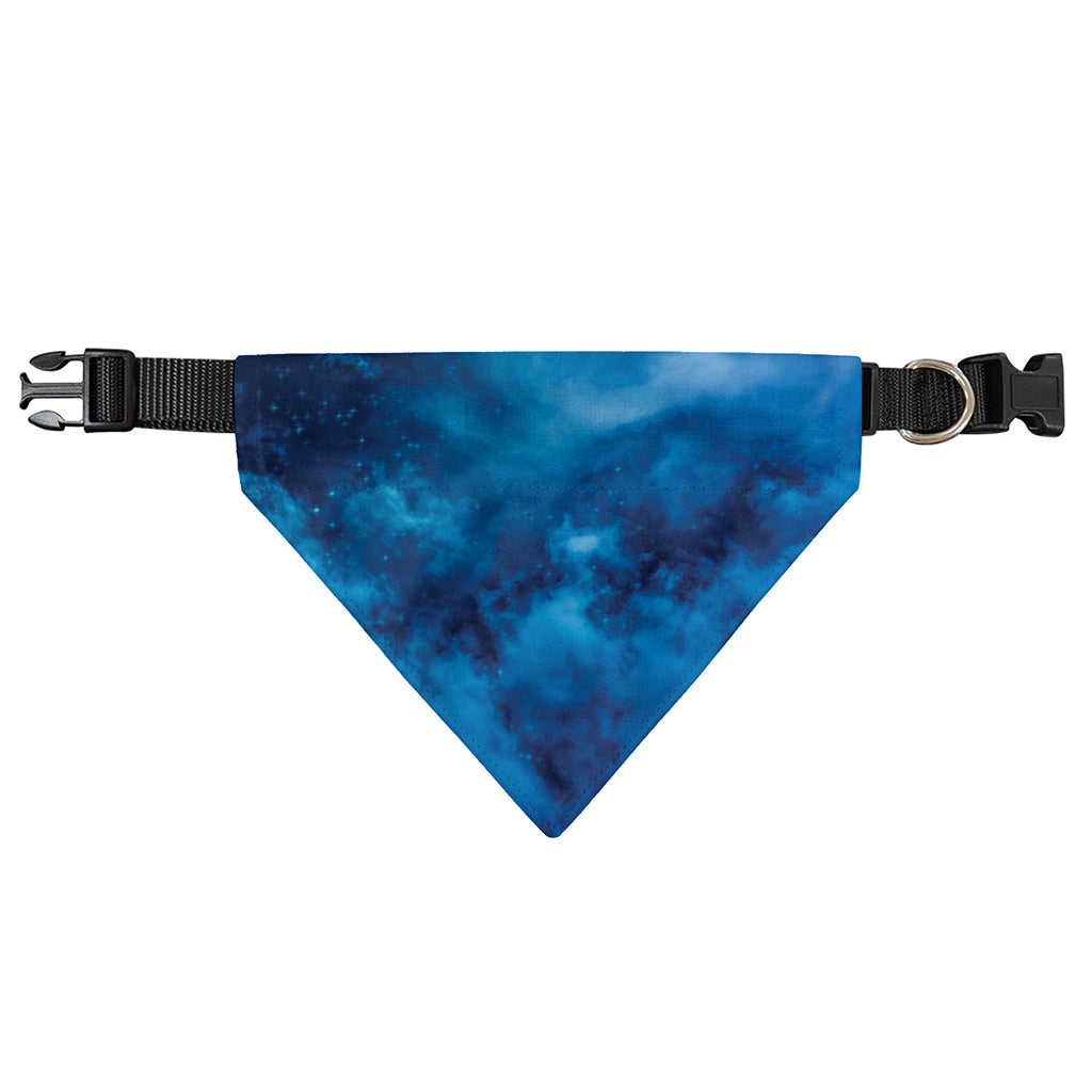 Night Sky And Moonlight Print Over The Collar Dog Bandana