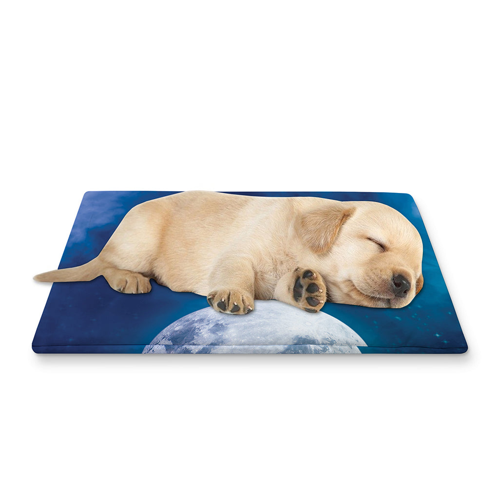 Night Sky And Moonlight Print Pet Cooling Mat Cover