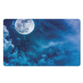 Night Sky And Moonlight Print Polyester Doormat