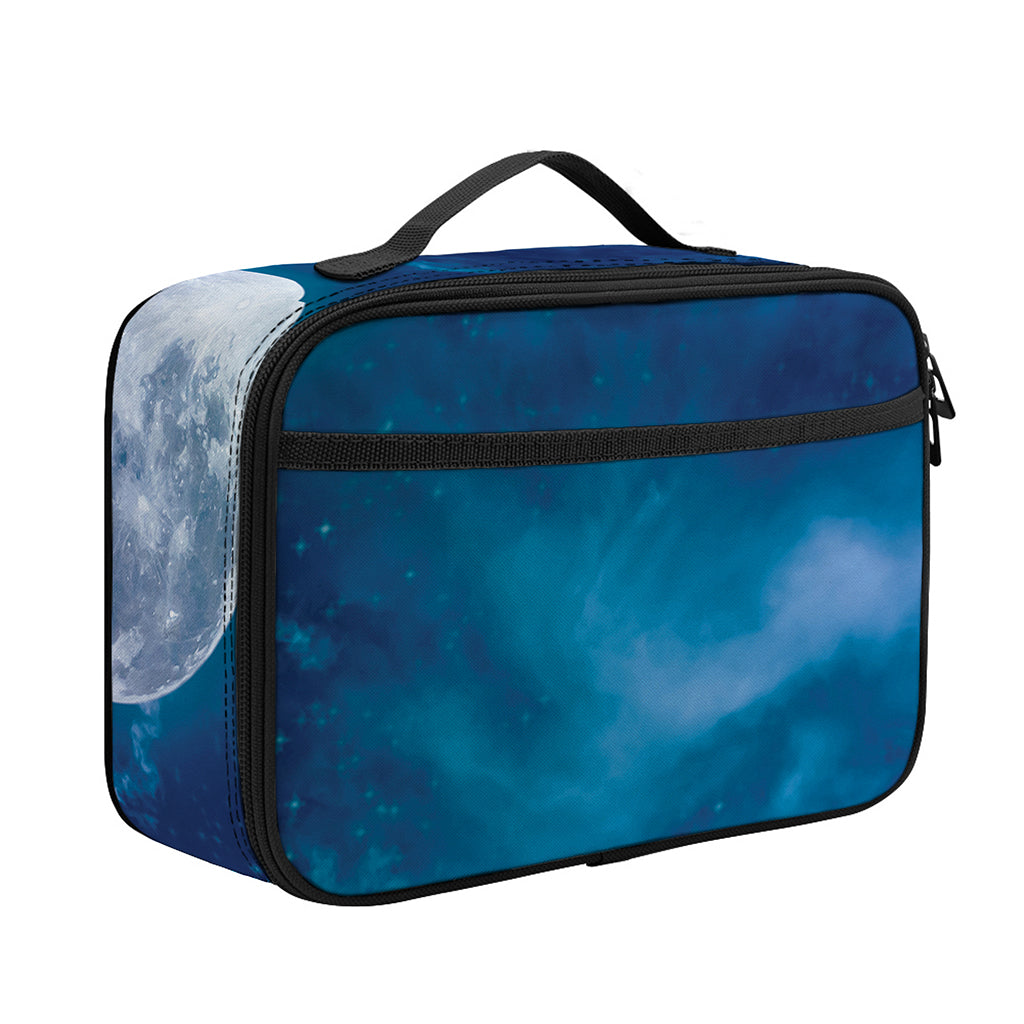 Night Sky And Moonlight Print Portable Lunch Bag