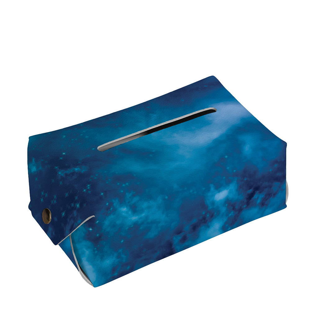 Night Sky And Moonlight Print Rectangle Tissue Box Cover
