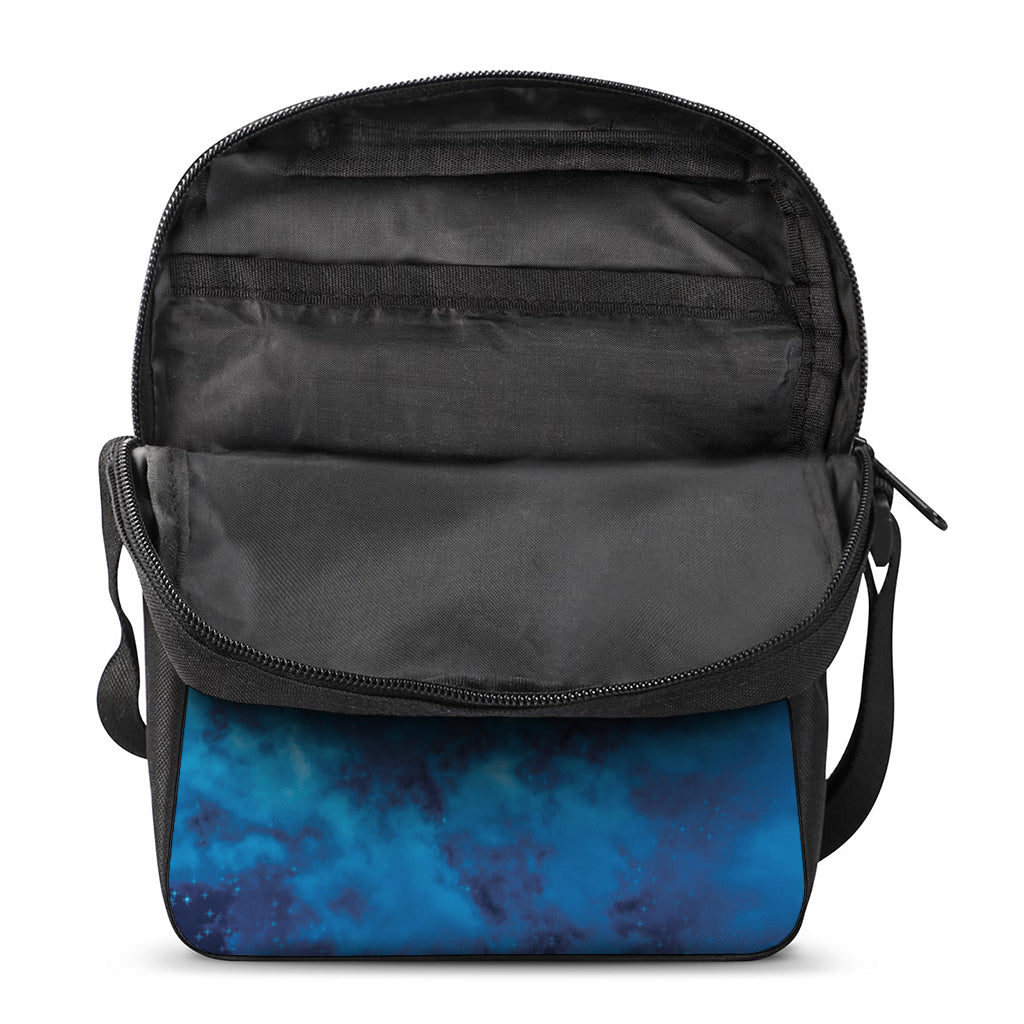 Night Sky And Moonlight Print Rectangular Crossbody Bag