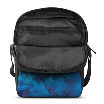 Night Sky And Moonlight Print Rectangular Crossbody Bag