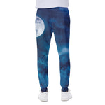 Night Sky And Moonlight Print Scuba Joggers