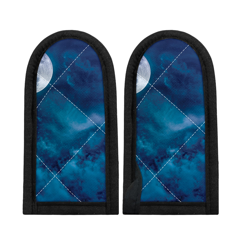 Night Sky And Moonlight Print Skillet Handle Cover