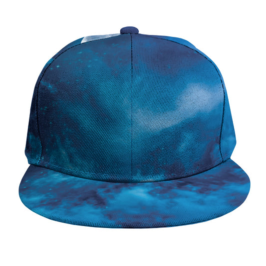 Night Sky And Moonlight Print Snapback Cap