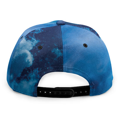 Night Sky And Moonlight Print Snapback Cap
