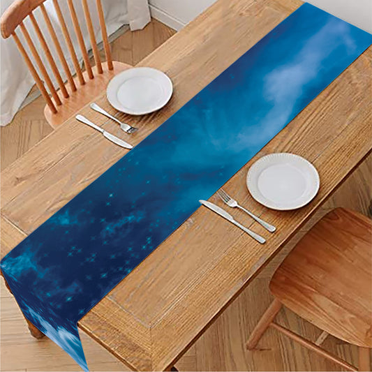 Night Sky And Moonlight Print Table Runner