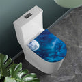 Night Sky And Moonlight Print Toilet Lid Cover