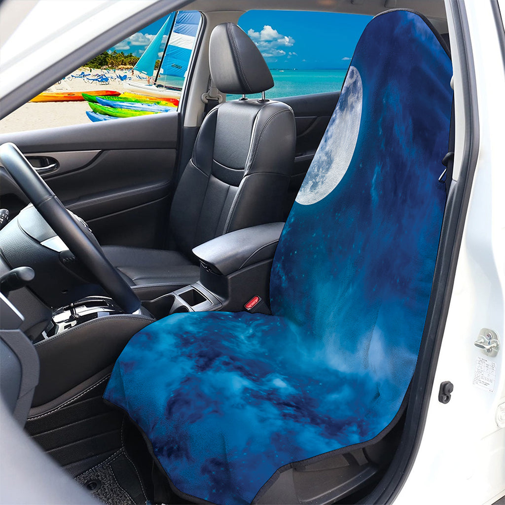 Night Sky And Moonlight Print Waterproof Car Seat Cover