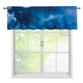 Night Sky And Moonlight Print Window Valance