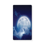 Night Sky Full Moon Print Baby Crib Sheet