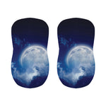 Night Sky Full Moon Print Bar Stool Covers