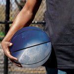 Night Sky Full Moon Print Basketball