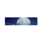 Night Sky Full Moon Print Bed Runner