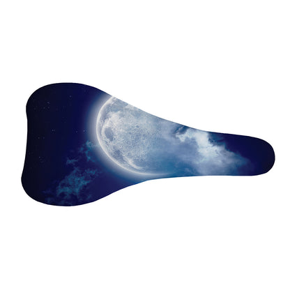 Night Sky Full Moon Print Bicycle Seat Cover