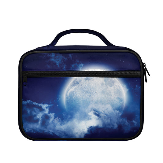 Night Sky Full Moon Print Briefcase Bible Bag