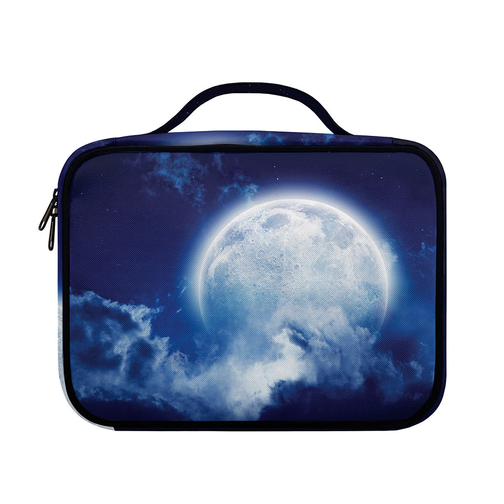 Night Sky Full Moon Print Briefcase Bible Bag