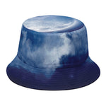 Night Sky Full Moon Print Bucket Hat