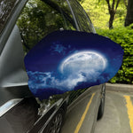 Night Sky Full Moon Print Car Side Mirror Covers