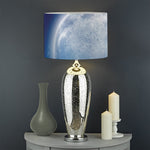 Night Sky Full Moon Print Drum Lamp Shade