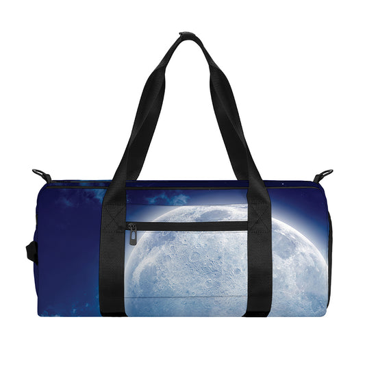 Night Sky Full Moon Print Gym Bag