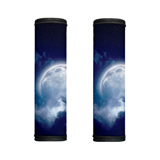 Night Sky Full Moon Print Handle Covers
