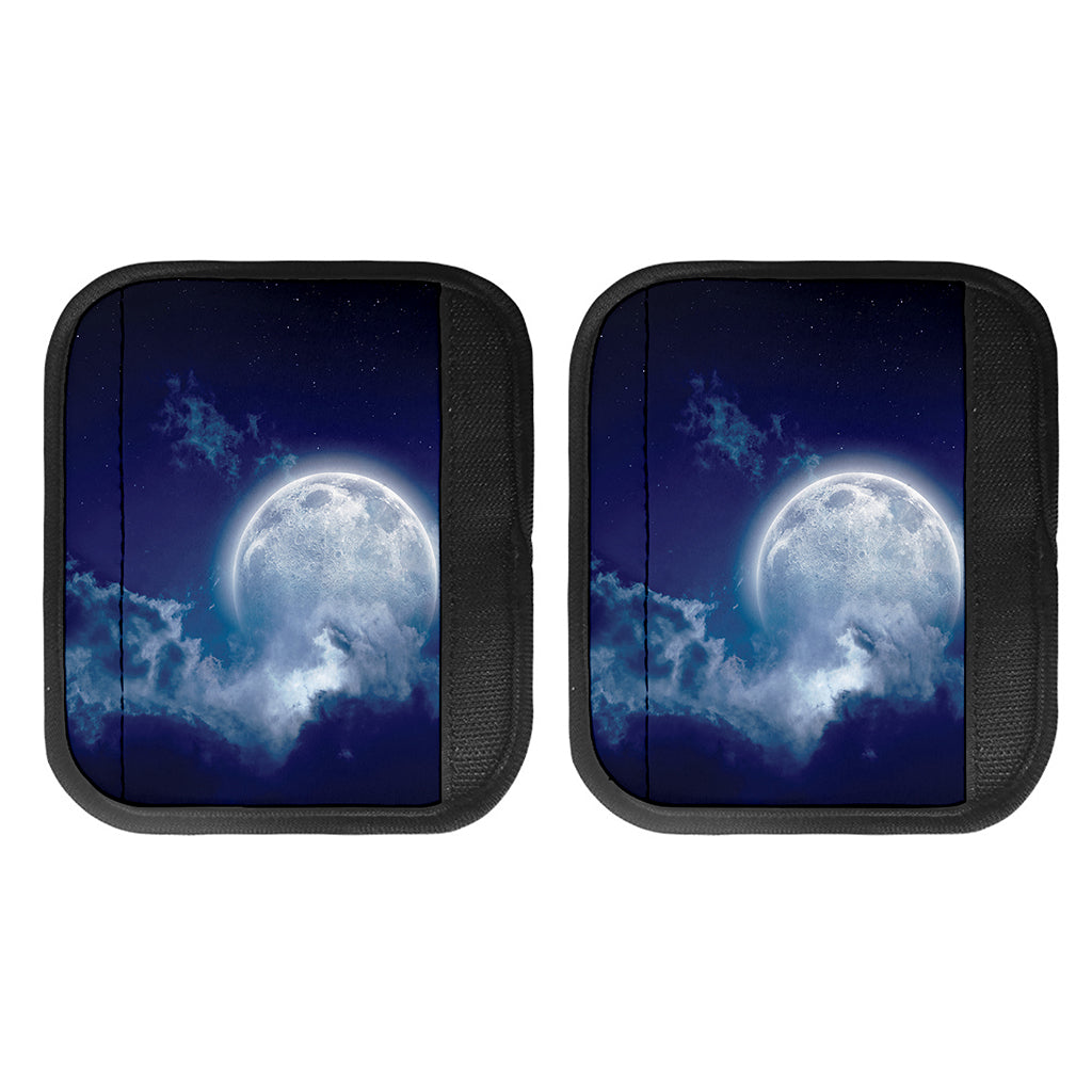 Night Sky Full Moon Print Handle Covers