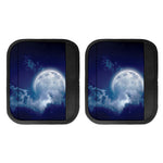 Night Sky Full Moon Print Handle Covers