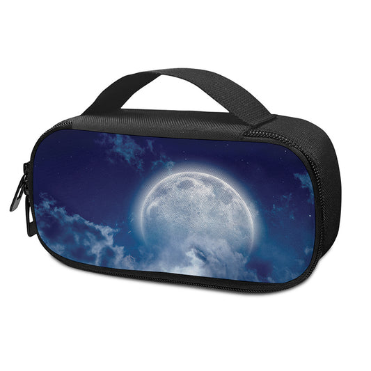 Night Sky Full Moon Print Insulin Cooler Travel Case