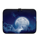 Night Sky Full Moon Print Laptop Sleeve