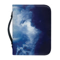 Night Sky Full Moon Print Leather Bible Cover