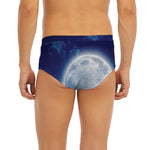 Night Sky Full Moon Print Men's Briefs