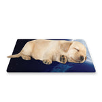 Night Sky Full Moon Print Pet Cooling Mat Cover