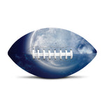 Night Sky Full Moon Print Rugby Ball