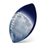 Night Sky Full Moon Print Rugby Ball