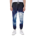 Night Sky Full Moon Print Joggers
