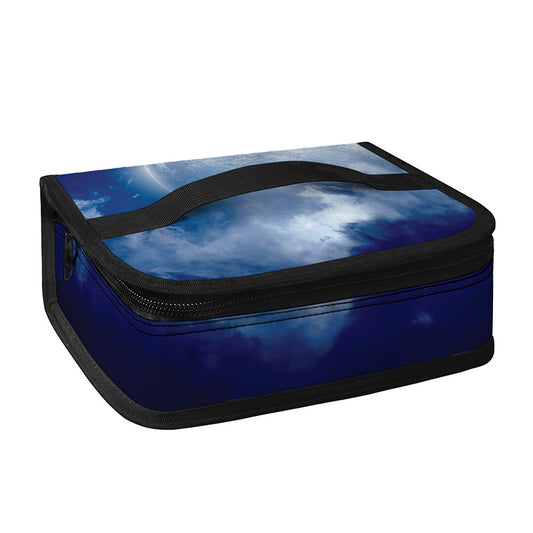 Night Sky Full Moon Print Small Lunch Bag