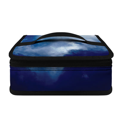 Night Sky Full Moon Print Small Lunch Bag