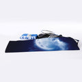 Night Sky Full Moon Print Sports Towel