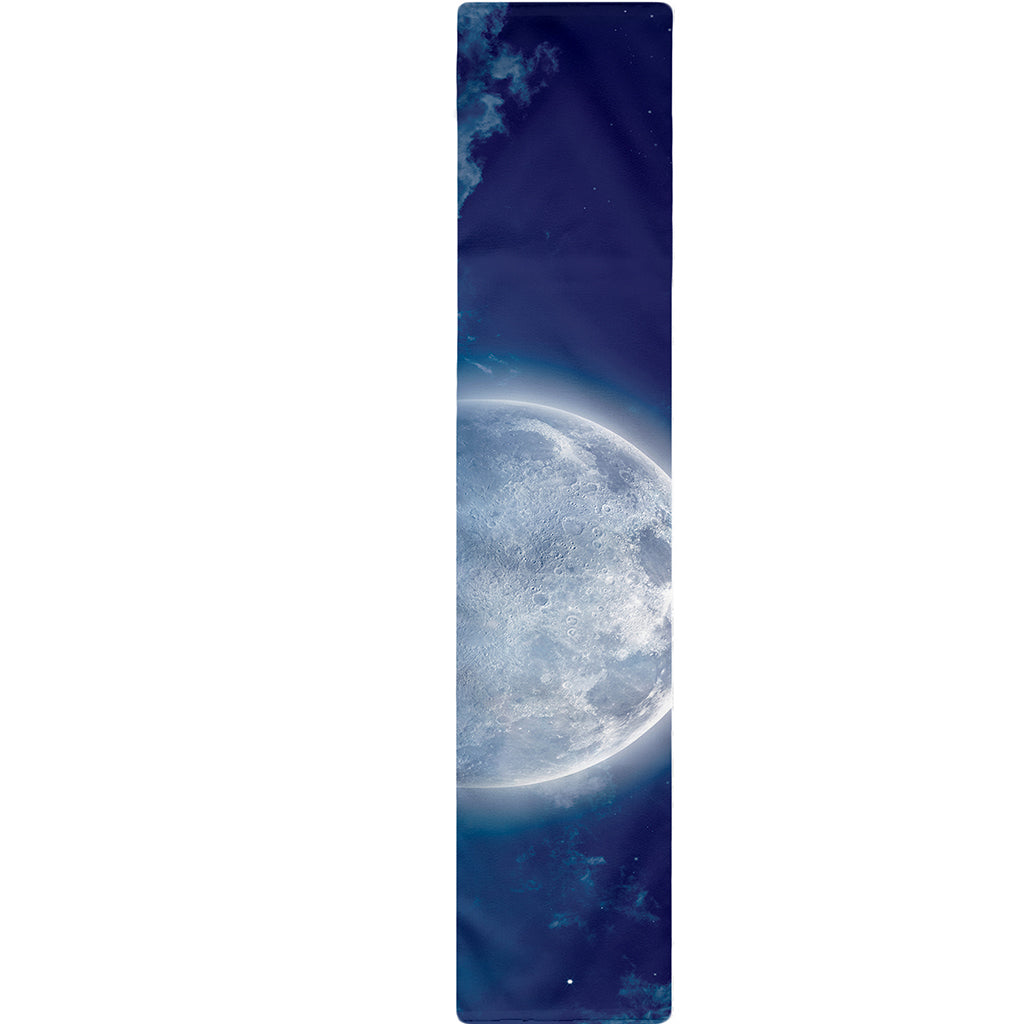 Night Sky Full Moon Print Table Runner