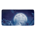 Night Sky Full Moon Print Towel