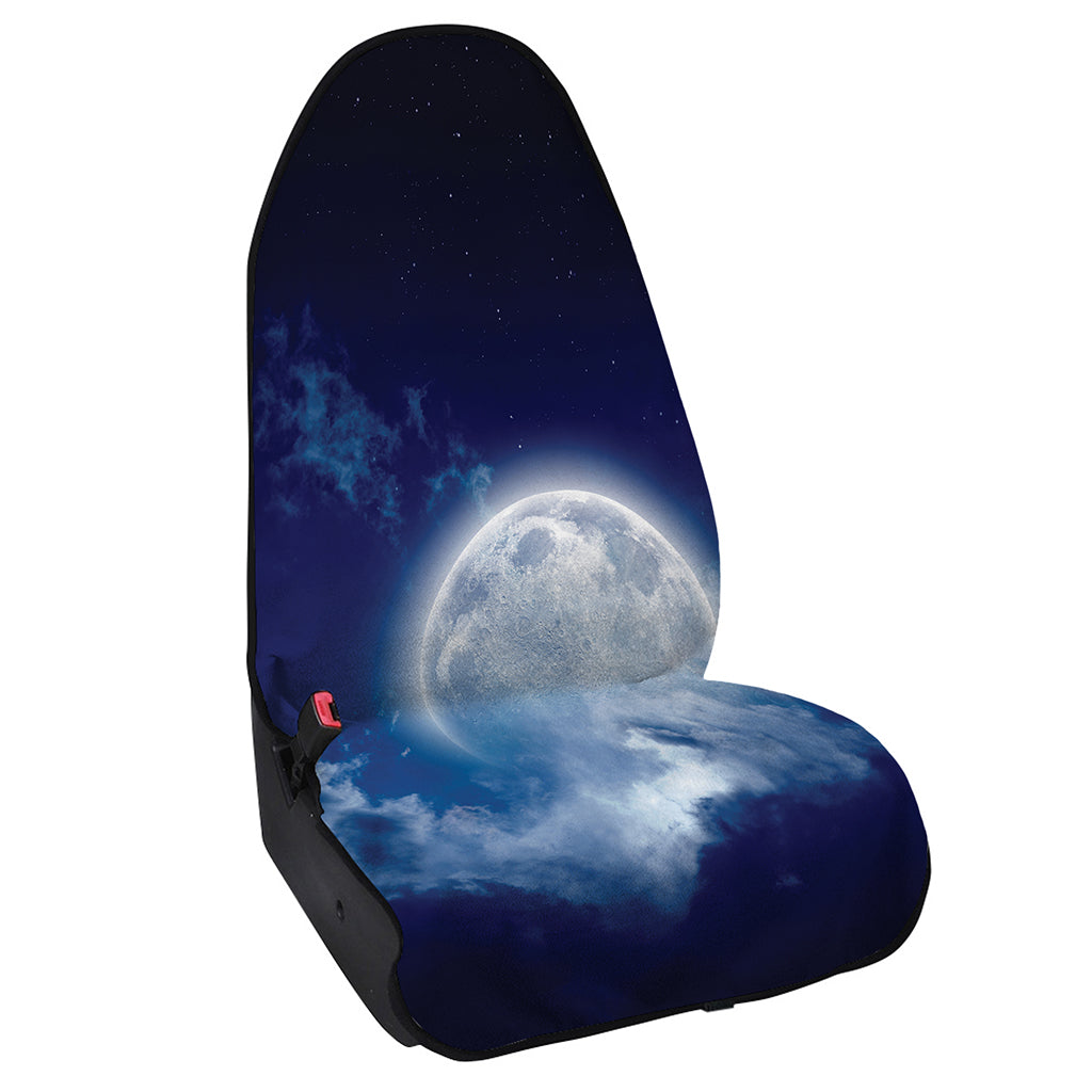 Night Sky Full Moon Print Waterproof Car Seat Cover